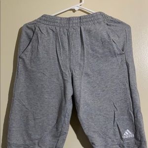 Youths Large - Grey Adidas Sweatpants